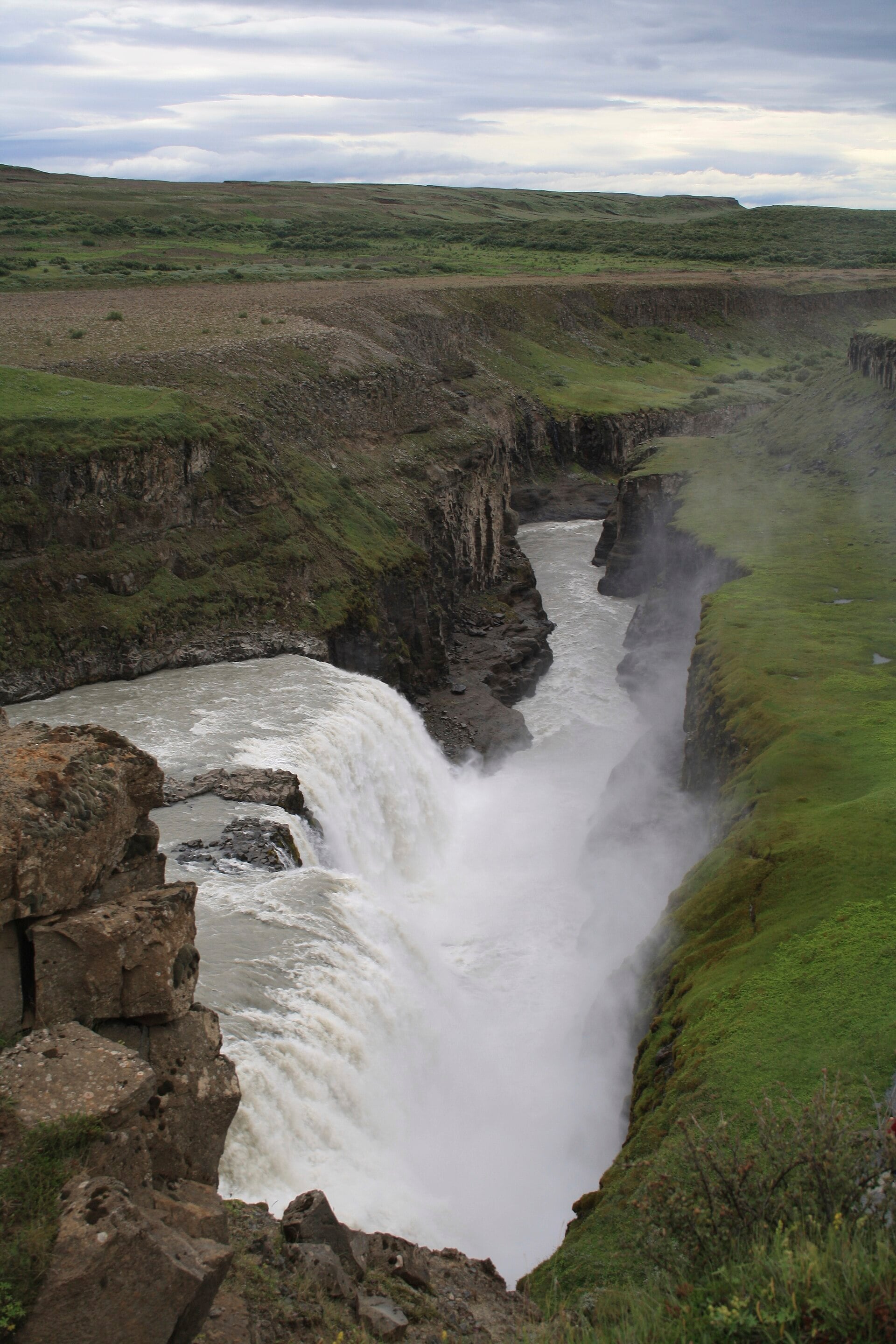 Gullfoss waterfall in Iceland